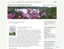 Tablet Screenshot of booksandmiscellany.wordpress.com
