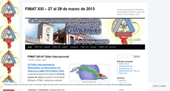 Desktop Screenshot of fimat.wordpress.com