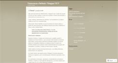 Desktop Screenshot of democraciaobarbarie.wordpress.com