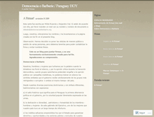 Tablet Screenshot of democraciaobarbarie.wordpress.com