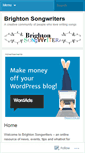 Mobile Screenshot of brightonsongwriters.wordpress.com