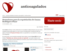 Tablet Screenshot of anticoagulados.wordpress.com