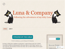 Tablet Screenshot of lunaandco.wordpress.com