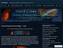 Tablet Screenshot of davidcrews.wordpress.com