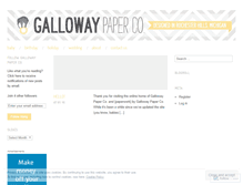 Tablet Screenshot of gallowaypaperco.wordpress.com