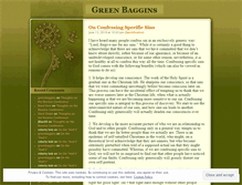 Tablet Screenshot of greenbaggins.wordpress.com