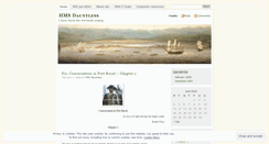 Desktop Screenshot of hmsdauntless.wordpress.com