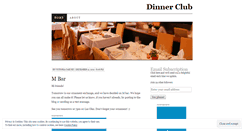 Desktop Screenshot of dinnerclubfl.wordpress.com