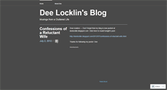 Desktop Screenshot of deelocklin.wordpress.com