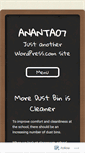 Mobile Screenshot of ananta07.wordpress.com