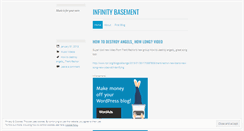 Desktop Screenshot of infinitybasement.wordpress.com