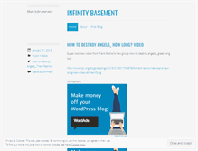 Tablet Screenshot of infinitybasement.wordpress.com
