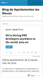 Mobile Screenshot of apartamentoslasnieves.wordpress.com