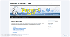 Desktop Screenshot of physicscafe.wordpress.com