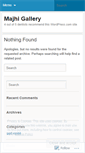 Mobile Screenshot of majhigallery.wordpress.com