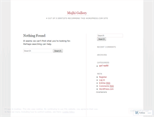 Tablet Screenshot of majhigallery.wordpress.com