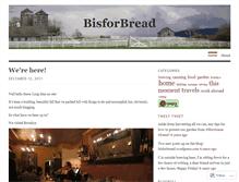 Tablet Screenshot of bisforbread.wordpress.com