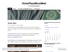 Tablet Screenshot of homeplacemovemeet.wordpress.com