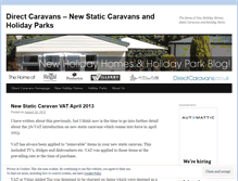 Tablet Screenshot of directcaravans.wordpress.com