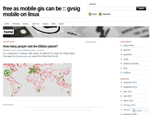 Tablet Screenshot of gvsigmobileonopenmoko.wordpress.com