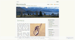 Desktop Screenshot of mencintaijo.wordpress.com