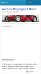 Mobile Screenshot of aarons7.wordpress.com