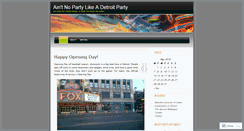 Desktop Screenshot of detroitparty.wordpress.com