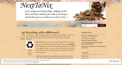 Desktop Screenshot of nexttonix.wordpress.com