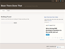 Tablet Screenshot of beantheredone.wordpress.com