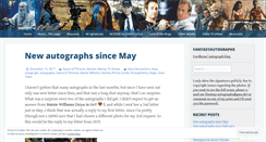Desktop Screenshot of fantasyautographs.wordpress.com