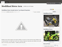 Tablet Screenshot of modifikasimotorarea.wordpress.com