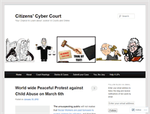 Tablet Screenshot of citizenscybercourt.wordpress.com