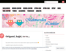 Tablet Screenshot of mahmure.wordpress.com