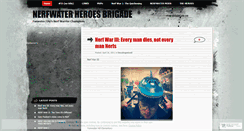 Desktop Screenshot of nerfwaterheroes.wordpress.com