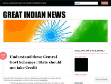 Tablet Screenshot of greatindiannews.wordpress.com