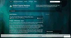 Desktop Screenshot of globalcapitalmarkets.wordpress.com