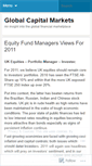 Mobile Screenshot of globalcapitalmarkets.wordpress.com