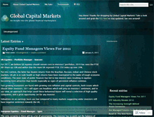 Tablet Screenshot of globalcapitalmarkets.wordpress.com