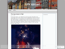 Tablet Screenshot of lifeabroad.wordpress.com