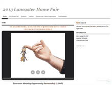 Tablet Screenshot of lancasterhomefair.wordpress.com