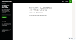 Desktop Screenshot of americanheartattack.wordpress.com