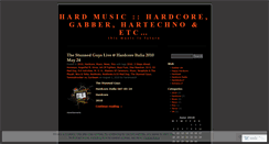 Desktop Screenshot of hardmuzik.wordpress.com