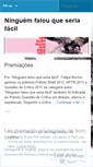 Mobile Screenshot of ninguemfalouqueseriafacil.wordpress.com