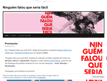 Tablet Screenshot of ninguemfalouqueseriafacil.wordpress.com