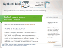 Tablet Screenshot of egobook.wordpress.com