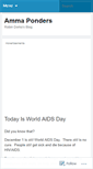 Mobile Screenshot of ammaponders.wordpress.com