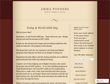 Tablet Screenshot of ammaponders.wordpress.com