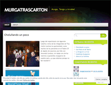 Tablet Screenshot of murgatrascarton.wordpress.com