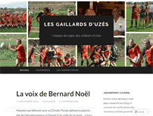 Tablet Screenshot of lesgaillardsduzes.wordpress.com
