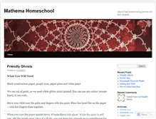 Tablet Screenshot of mathemahomeschool.wordpress.com